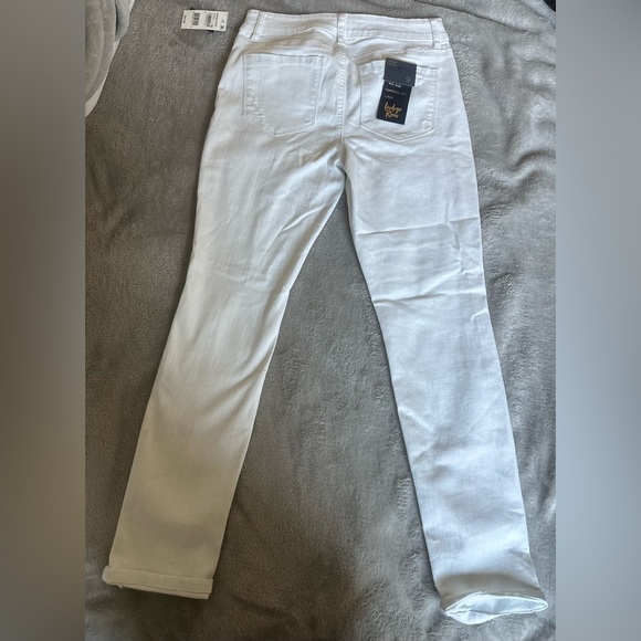 INDIGO REIGN White cropped Jeans Size: 9 - Picture 3 of 4